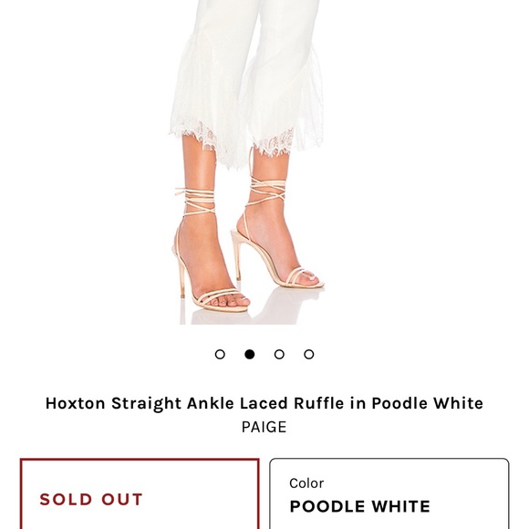 PAIGE Hoxton Straight Ankle Laced Ruffle - Picture 12 of 12